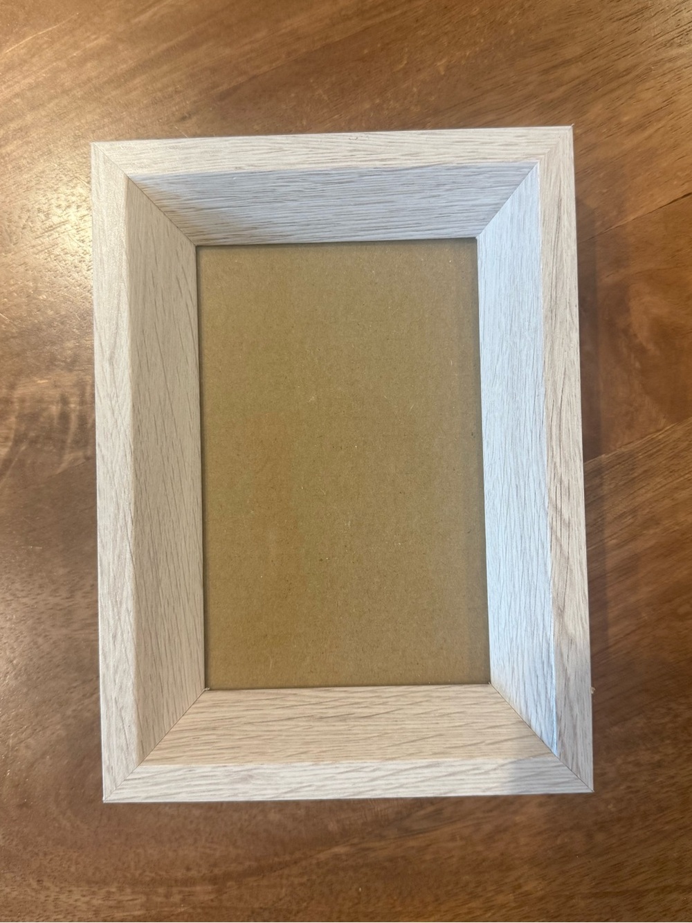 Wood Grain White Frame Picture Frame - White
